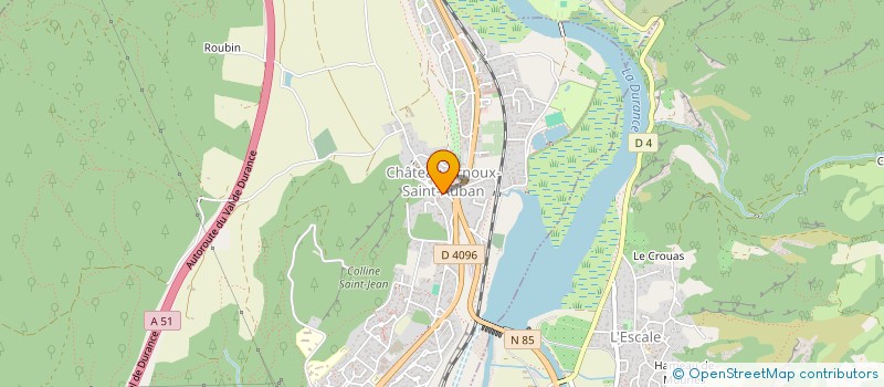 localisation de l'entreprise SCI LE PARADIS  CHATEAU-ARNOUX-SAINT-AUBAN