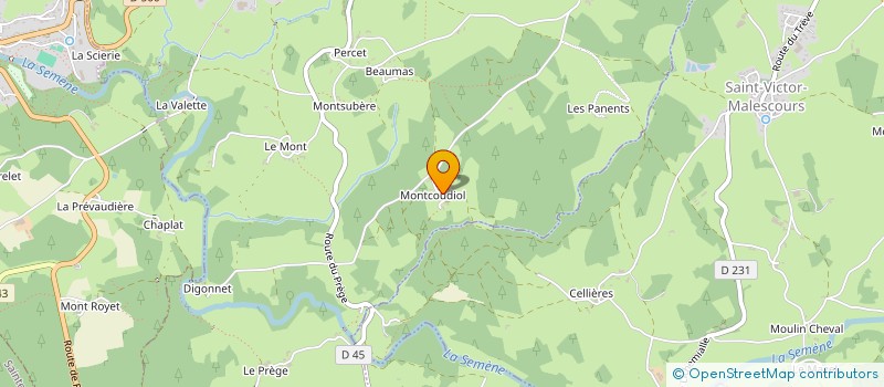 localisation de l'entreprise SCI LE PARADIS  SEAUVE-SUR-SEMENE (LA)