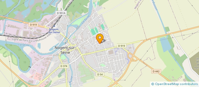 localisation de l'entreprise SCI LE PARADIS  NOGENT-SUR-SEINE