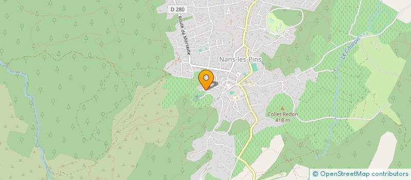 localisation de l'entreprise SCI LE PARADIS  NANS-LES-PINS