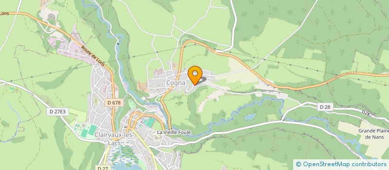 localisation de l'entreprise SCI LE PARADIS  COGNA