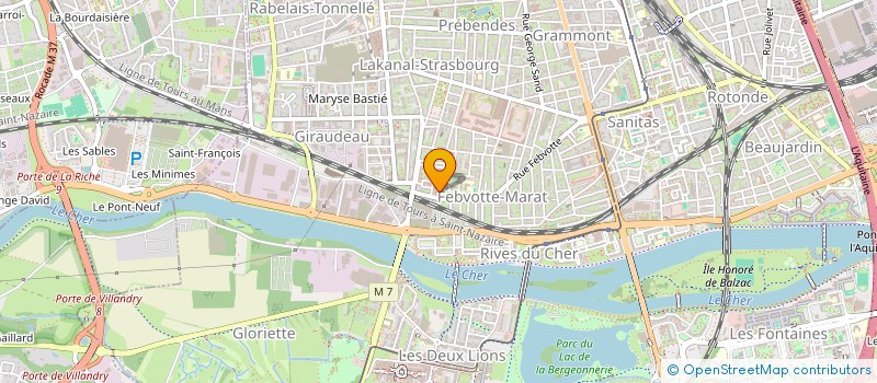 localisation de l'entreprise SCI LE PARADIS  TOURS