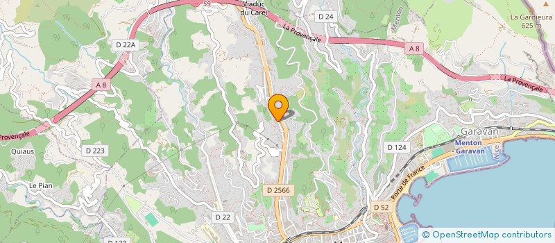 localisation de l'entreprise SCI LE PARADIS DES BUYES à MENTON