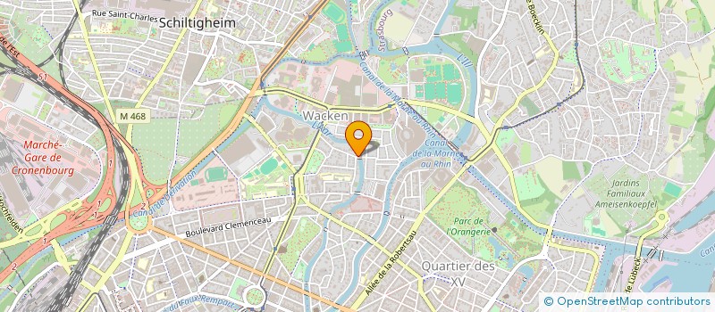 localisation de l'entreprise SCI LE PARADIS DES FLEURS  STRASBOURG