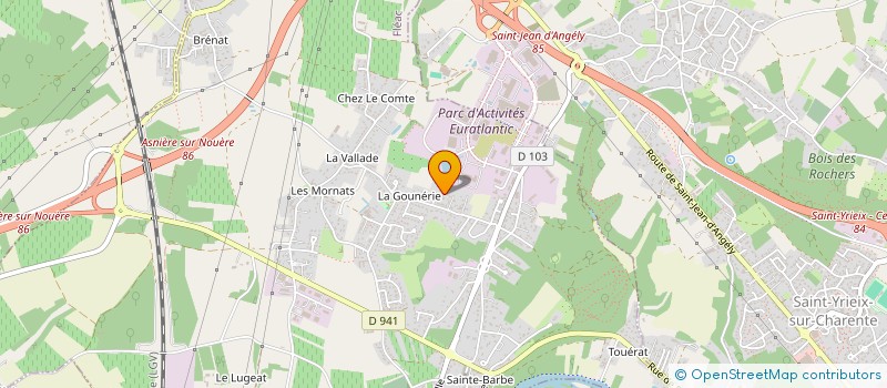 localisation de l'entreprise SCI LE PARADIS DES GOURMANDS  FLEAC