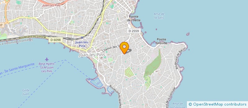 localisation de l'entreprise SCI LE PARADIS ROUSKOFF à ANTIBES