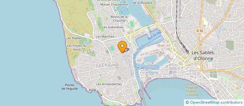 localisation de l'entreprise SCI LE PARADISIER à LES SABLES D'OLONNE