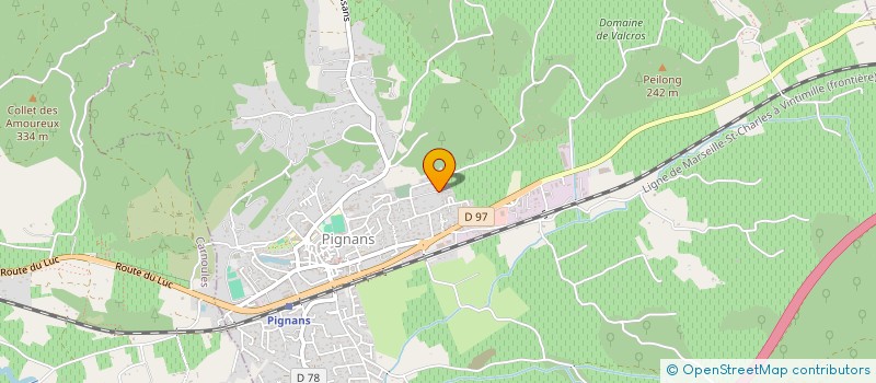 localisation de l'entreprise SCI LE PARADOU  PIGNANS