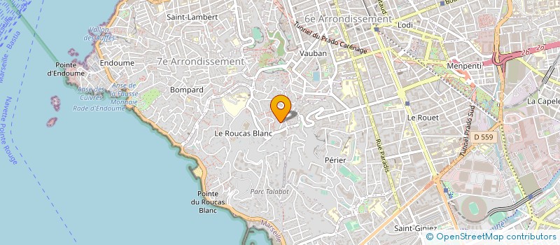 localisation de l'entreprise SCI LE PARAPLUIE à MARSEILLE