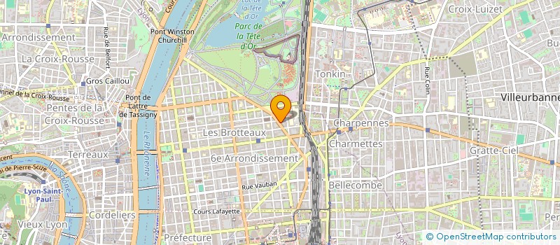 localisation de l'entreprise SCI LE PARC  LYON