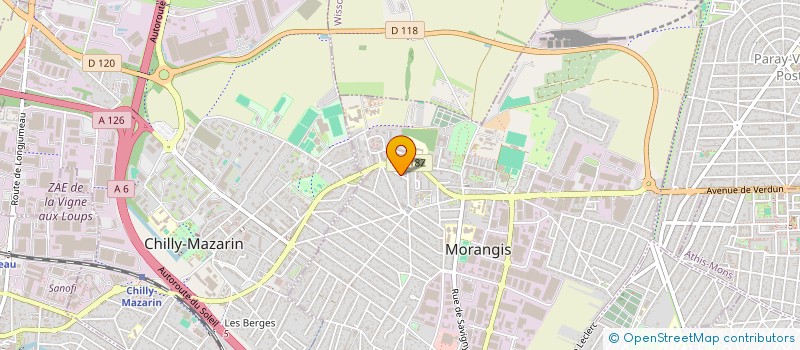 localisation de l'entreprise SCI LE PARC  MORANGIS
