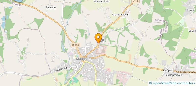 localisation de l'entreprise SCI LE PARC  MATIGNON