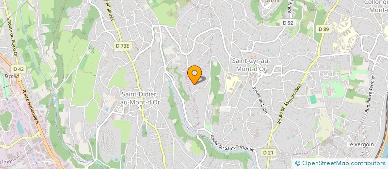 localisation de l'entreprise SCI LE PARC  SAINT CYR AU MONT D OR