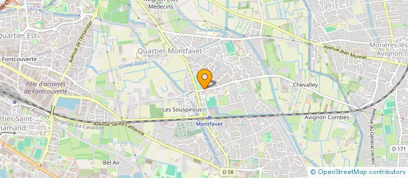 localisation de l'entreprise SCI LE PARC  AVIGNON