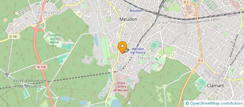 localisation de l'entreprise SCI LE PARC à MEUDON