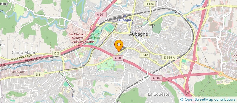 localisation de l'entreprise SCI LE PARC à AUBAGNE