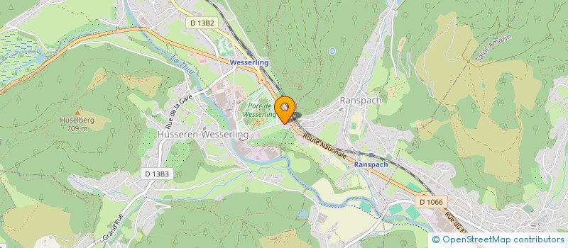 localisation de l'entreprise SCI LE PARC  HUSSEREN-WESSERLING