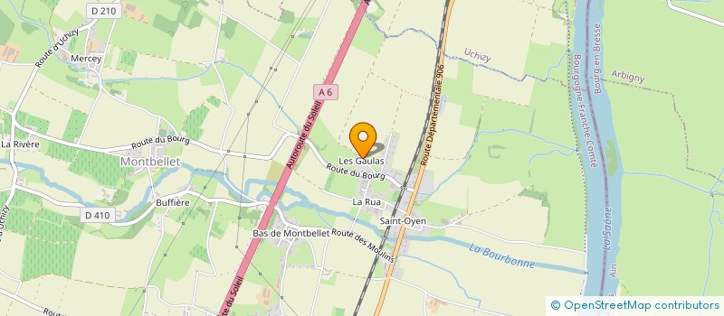 localisation de l'entreprise SCI LE PARC  MONTBELLET