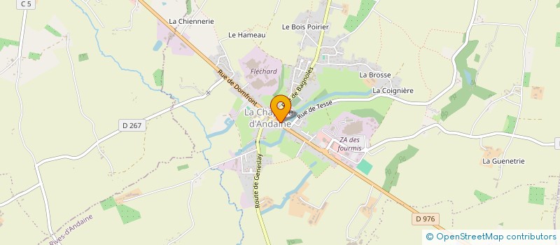 localisation de l'entreprise SCI LE PARC à RIVES D'ANDAINE