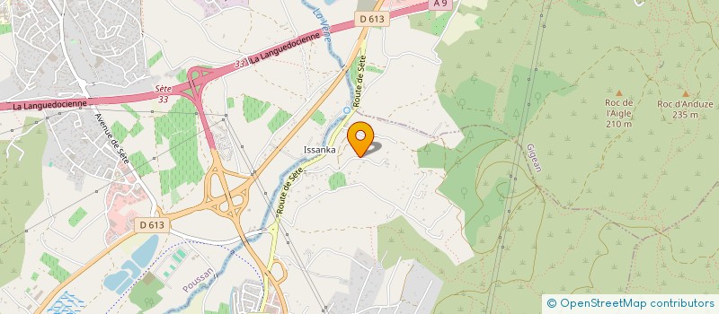 localisation de l'entreprise SCI  LE PARC  BALARUC-LES-BAINS