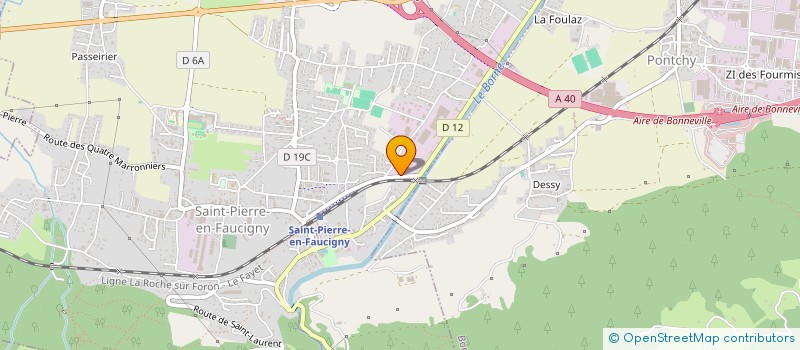 localisation de l'entreprise SCI LE PARC  SAINT-PIERRE-EN-FAUCIGNY