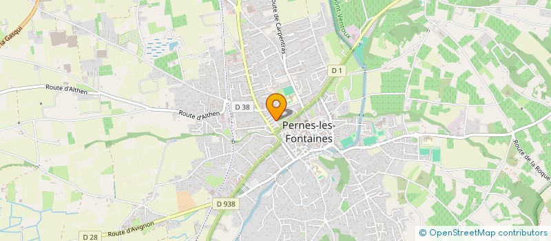 localisation de l'entreprise SCI LE PARC  PERNES-LES-FONTAINES