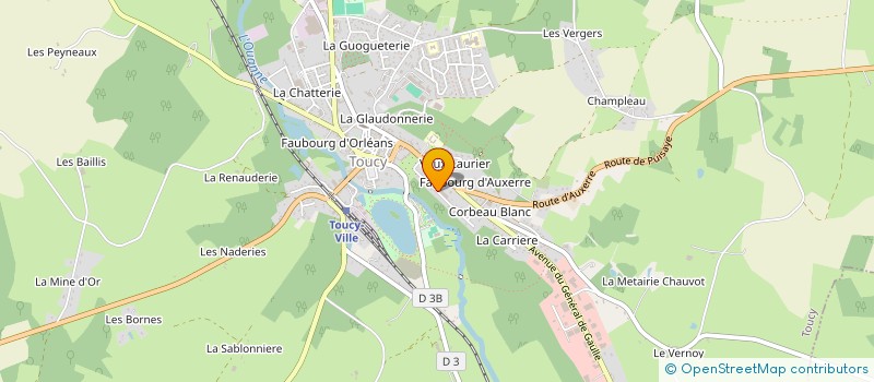 localisation de l'entreprise SCI LE PARC  TOUCY