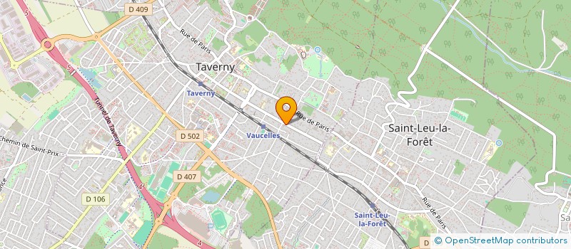 localisation de l'entreprise SCI LE PARC  TAVERNY