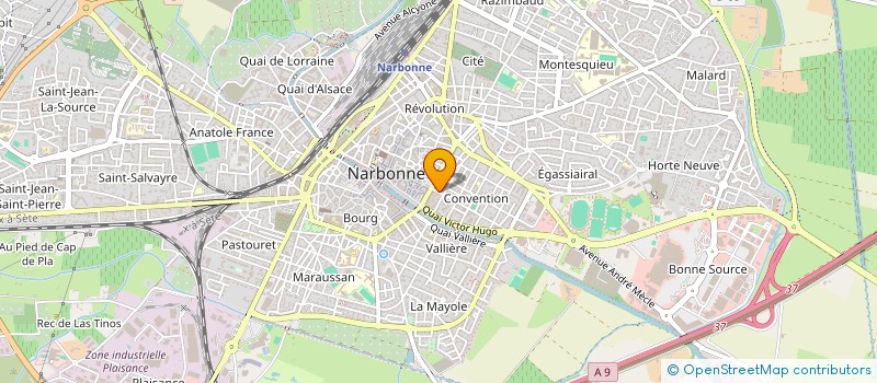 localisation de l'entreprise SCI LE PARC à NARBONNE
