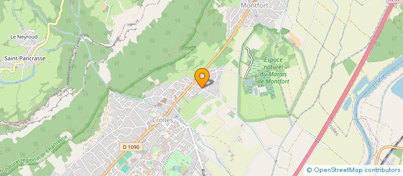 localisation de l'entreprise SCI LE PARC ANTOINE  CROLLES