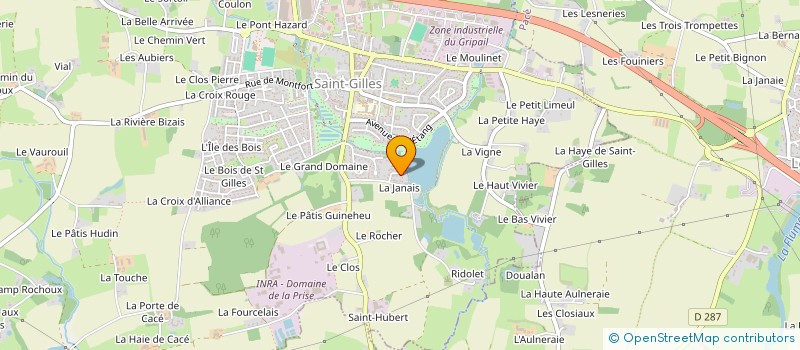 localisation de l'entreprise SCI LE PARC AUX CHENES à SAINT-GILLES