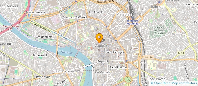 localisation de l'entreprise SCI LE PARC D'ATHENA à TOULOUSE