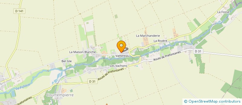 localisation de l'entreprise SCI LE PARC DE LA RIVIERE  SCEAUX-DU-GATINAIS