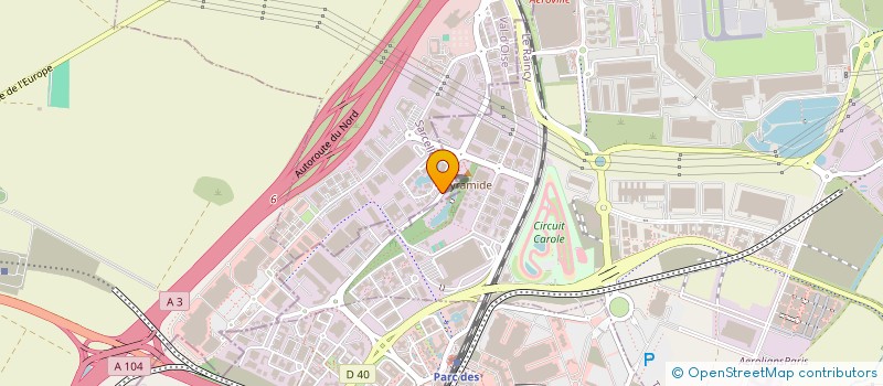 localisation de l'entreprise SCI LE PARC DES GAULOIS  AUGER-SAINT-VINCENT