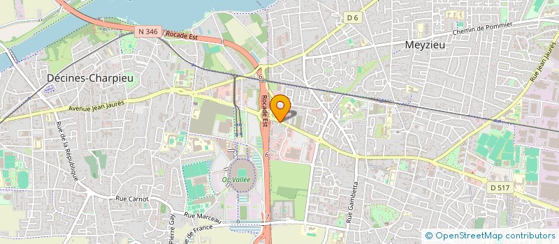 localisation de l'entreprise SCI LE PARC DES LUMIERES  MEYZIEU