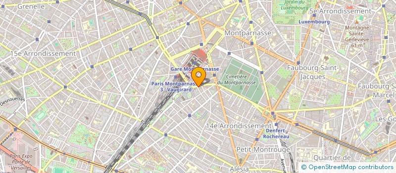localisation de l'entreprise SCI LE PARC DES RENARDIERES à PARIS