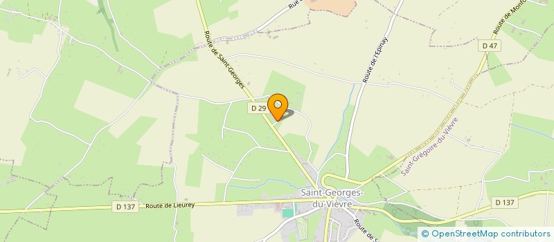 localisation de l'entreprise SCI LE PARC DU VIEVRE  SAINT-GEORGES-DU-VIEVRE