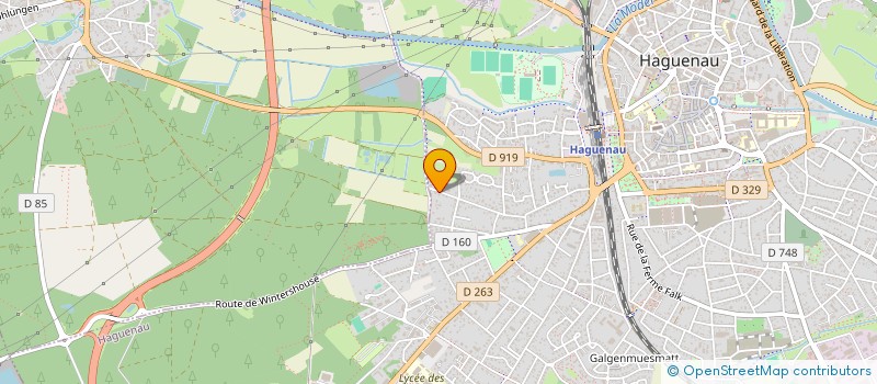 localisation de l'entreprise SCI LE PARC II  HAGUENAU