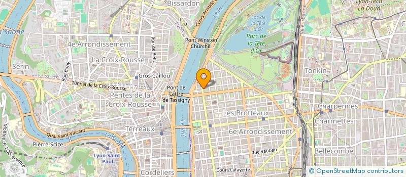 localisation de l'entreprise SCI LE PARC MARRIN  LYON