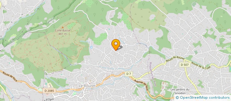 localisation de l'entreprise SCI LE PARC POINSARD-ZGAIA  LE ROURET