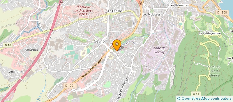 localisation de l'entreprise SCI LE PARC ROMEGGIO à ANNECY