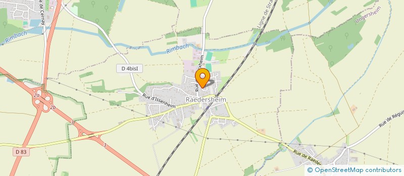localisation de l'entreprise SCI LE PARC ZEL  RAEDERSHEIM