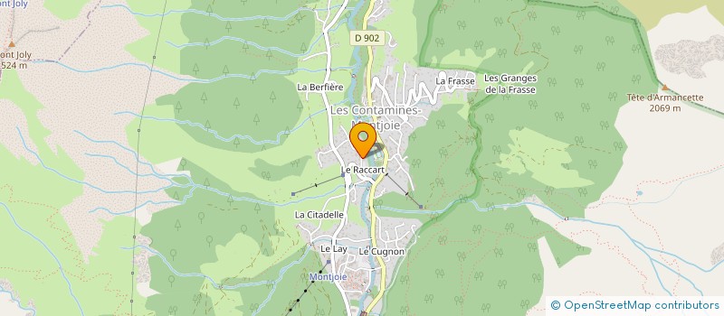 localisation de l'entreprise SCI LE PARIS  LES CONTAMINES-MONTJOIE