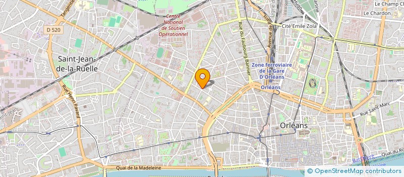 localisation de l'entreprise SCI LE PARK à ORLEANS