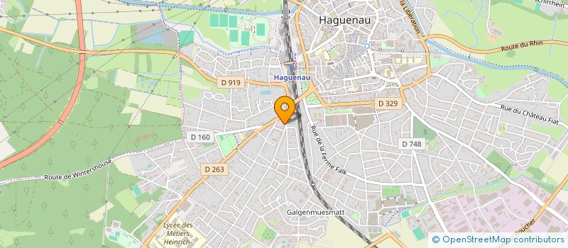 localisation de l'entreprise SCI LE PARK  HAGUENAU