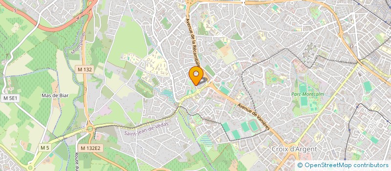 localisation de l'entreprise SCI LE PARRELOUP à MONTPELLIER