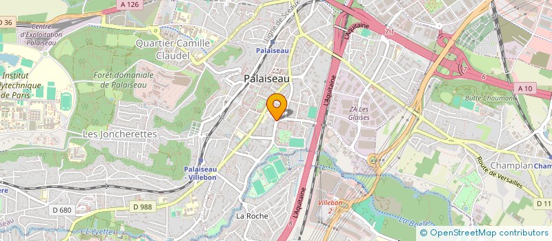 localisation de l'entreprise SCI LE PARTAGE  PALAISEAU
