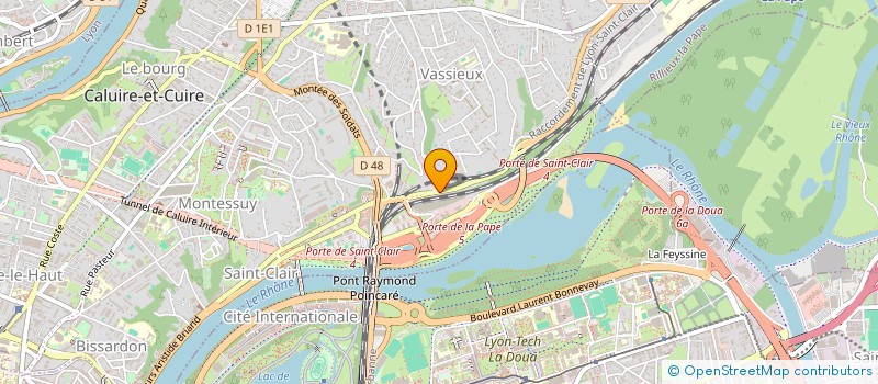 localisation de l'entreprise SCI LE PARTICULIER  CALUIRE-ET-CUIRE