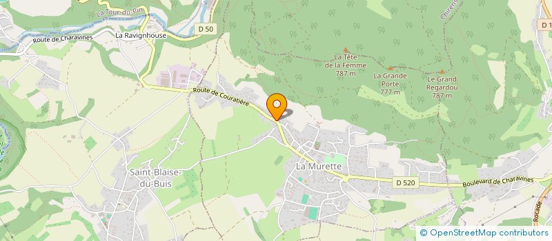 localisation de l'entreprise SCI LE PARVIS  LA MURETTE