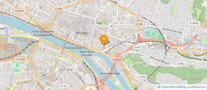 localisation de l'entreprise SCI LE PARVIS DU CHAMPS DE MARS  ROUEN